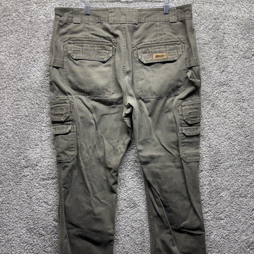 Rocky Outdoor Gear Mens Heavy Duty Canvas Cargo Work Pants 40x30 Carpenter Chore